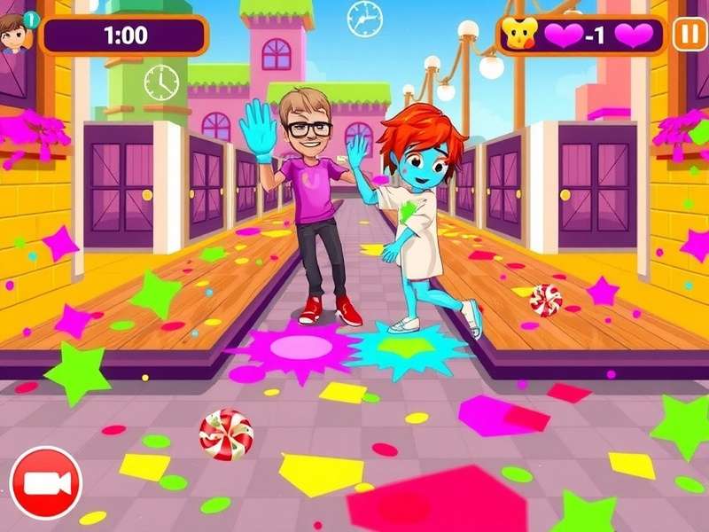 Holi Color Frenzy Game Screenshot